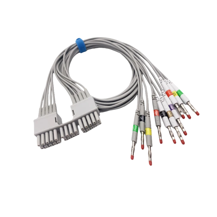 Compatible Mortara 10 Leads ECG Leadwire