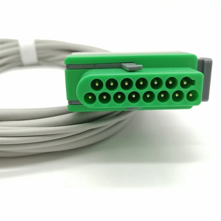 Fukuda Denshi ECG Cable 15pin DS-8100 DS-8200 DS-8500