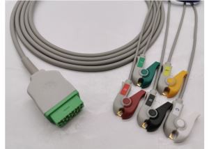 GE Healthcare přímý konektor EKG, kabel 5 vodičů, svorky