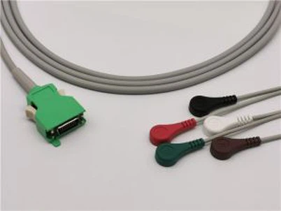 Kabel čidla 5-kusového snímače EKG Nihon Kohden přichytává