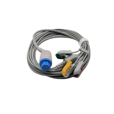 Datex Ohmeda Ecg kabel s drapákem/snapovacím koncem CB-72395R