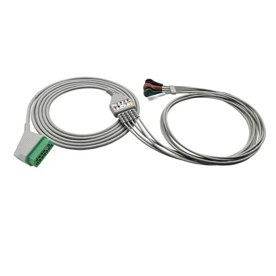 Jednodílný 12kolíkový kabel EKG kompatibilní s Nihon Kohden BSM-2301