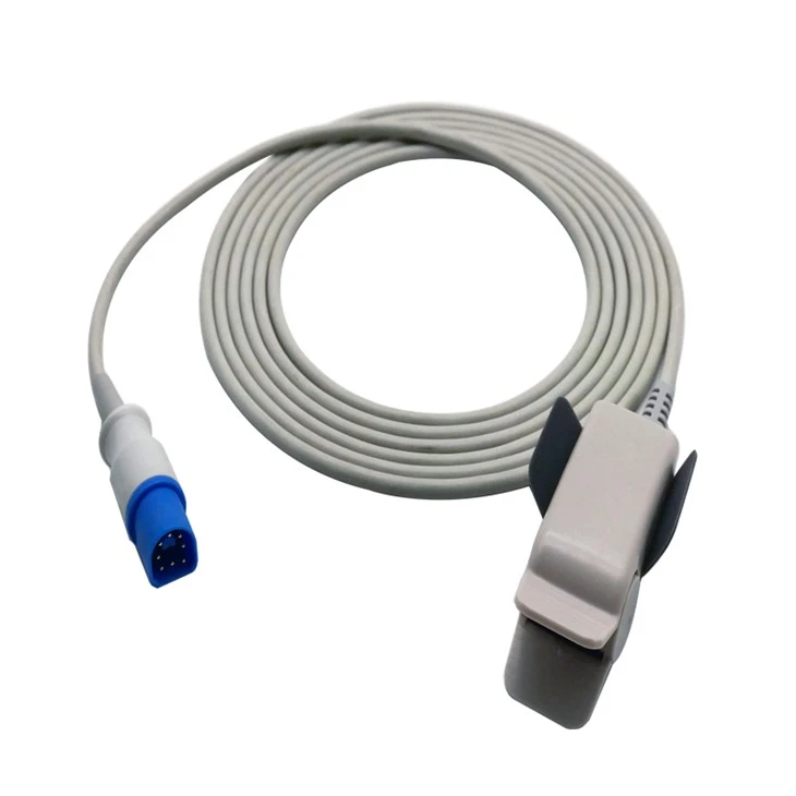 Opakovaně použitelný senzor Spo2 kompatibilní s Philips 8pin M1196A